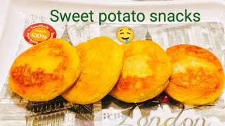 Sweet potato/മധുര കിഴങ്ങ് സ്നാക്സ്/ഇത് പോലെ കഴിച്ചിട്ടുണ്ടോ/Super snacks 😋