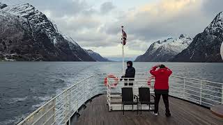 Fantastic 4 hour tour of Hjørundfjord fjord, near Alesund, Norway