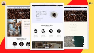 How To Build Coffee Shop Website Using Wix - Complete Website Design Advance Tutorial 2022