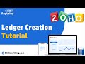 How to Create a Ledger in Zoho Books - Learn about Zoho Book