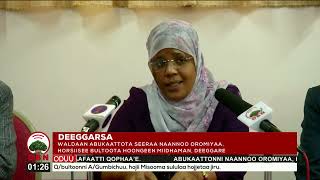 Waldaan Abbukaatota seeraa Naannoo Oromiyaa Godinaalee hongeen miidhamaniif deeggarsa taasise.