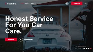 Free Auto and Transportation Website Template With Source Code || Source Coder || HTML CSS Projects