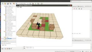 Java 3D Game from scratch - Stickman Sokoban (1982) 3D test
