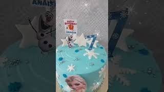 Elsa (Frozen) theme cake