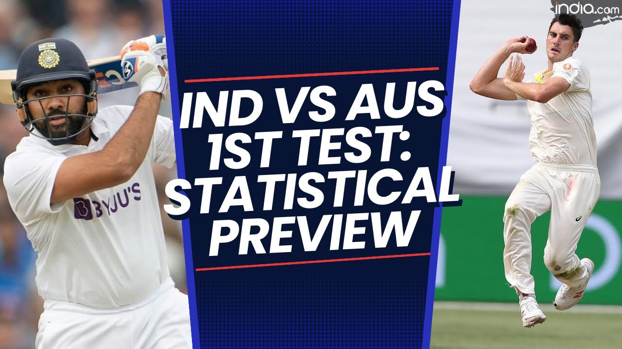 Ind Vs Aus 1st Test: Statistical Preview, Prediction, Key Battles - YouTube