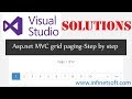 Asp net mvc grid paging with Entity Framework (Video) By infinetsoft