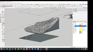 18_3스케치업 모델링 주변 지형도 만들기 루비없이 콘타만들기