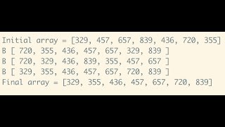 Bucket Sort Algorithm - ProgrammingTIL 60 algorithms tutorial video screencast 0010