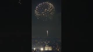 【東京の荒川河川敷で「北区花火会」が3年ぶり開催】 Tokyo Kita Ward Fireworks Festival #shorts