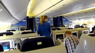 KLM - Boeing 777.300 - World Business Class New Seat - Crew announcement - KL804 Manila to Amsterdam