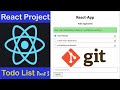 Delete todo from list | Todo List || React Project - part 3 || Deploy in Github for freeTutorial
