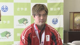 ゴールボール大会で優勝　狭山市の佐野優人選手／埼玉県