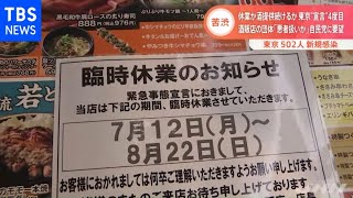 東京４度目の“宣言” 酒販売 飲食店対応分かれ 業界の反発も【#新型コロナ】