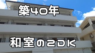 【アパート】築４０年 畳の２DKを見学