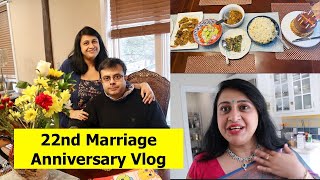 My 22nd Marriage Anniversary Vlog | Grand Lunch Menu #marriageanniversary