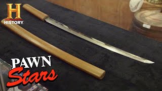 Pawn Stars: Chum's Samurai Lesson With $10,000 Sword (Season 17) | History
