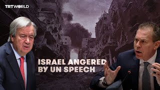 Israel's feud with the UN escalates amid its war on Gaza