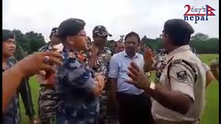 एकाएक बाहिरियो भारतले सिमा मिच्दै गरेको भिडियो ।  nepal police vs indian