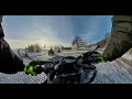 winter wonderland madness atvs snow donuts 🌅❄️