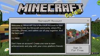 How to Sign in into Minecraft Pocket Edition Without Blocklauncher|Minecraft Pe Sign in problem Solv