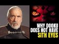 Why Dooku Does Not Have Sith Eyes - Star Wars #Shorts