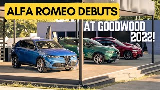 Alfa Romeo Debuts Tonale, Giulia and Stelvio Estrema Models At Goodwood 2022