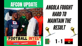 ALGERIA 1 - 1 ANGOLA  ||BOUNEDJAH  ||MABULULU (VICTOR FAN REACTION) || AFCON 2024