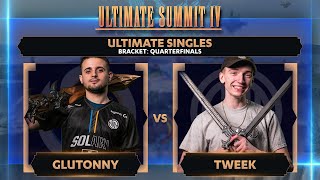 Glutonny vs Tweek - Ultimate Singles: Bracket Quarters - Ultimate Summit 4 | Wario vs Diddy Kong