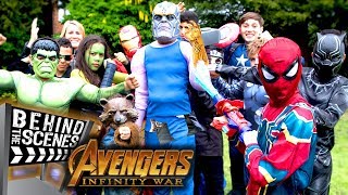 Avengers Infinity War Kids Parody! - Behind The Scenes