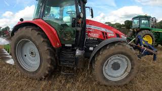 2020 Massey Ferguson 5713 S Dyna-4 Next Edition Diesel Tractor (115 HP) with Dowdeswell Plough