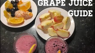 How to make a grape juice | Step-by-step Guide | Malayalam