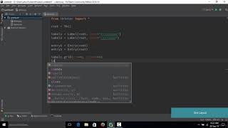 094 Tkinter Grid layout