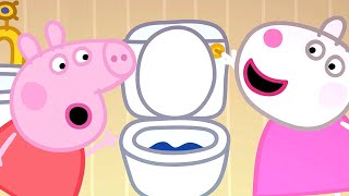Peppa Pig Official Channel | Peppa Gets Flushed Away | Kids Videos