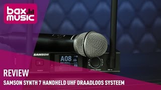 Samson Synth 7 Handheld UHF Draadloos Systeem Review | Bax Music