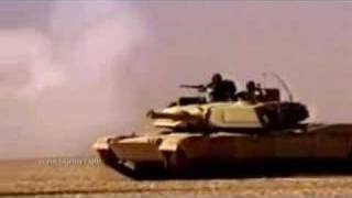 M1 Abrams Tank In Action