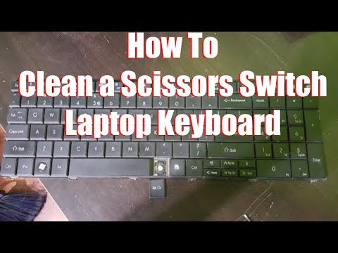 How To Clean a Scissors Switch Laptop Keyboard How To Clean a Scissors Switch Laptop Keyboard