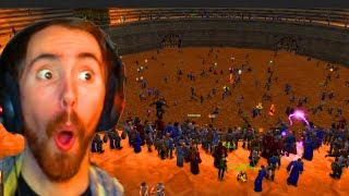 Asmongold 500 Person BRAWL In Gurubashi Arena - Stress Test Servers