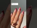 you need to try this kiss nail art hack for valentine’s day 🤯💋❤️ nailart