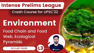 L3: Food Chain and Food Web, Ecological Pyramids | Complete Environment | Intense Prelims League