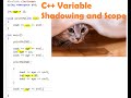 C++ Variable Shadowing and Variable Scope