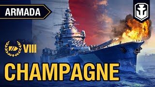 Armada:  Champagne — French battleship | World of Warships