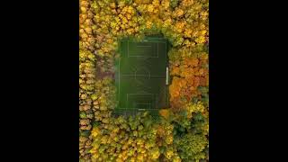 Beautiful Russian football field