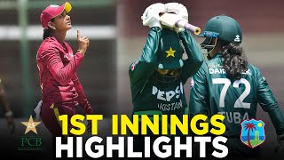 1st Innings Highlights | Pakistan Women vs West Indies Women | 2nd ODI 2024 | PCB | M2F2A