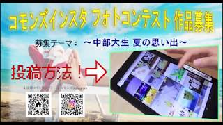 【中部大学公式】コモンズインスタフォトコンテスト作品募集（コモンズサポーター制作）