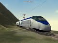 train simulator acela flying off a cliff