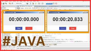 Java Project Tutorial - Create Stopwatch In Java Netbeans | Java Chronometer App [With Source Code]