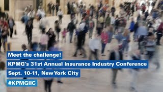 KPMG’s Annual Insurance Industry Conference: Sept. 10-11, New York City