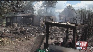 Pasco crews respond to fully-involved house fire