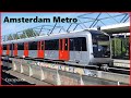 Amsterdam Metro GVB R-net in Mei 2023 met M7 en NS Treinen