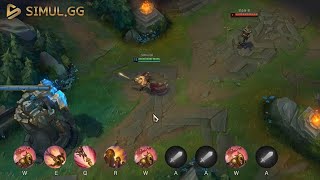 [simul.gg] Azir Skill Combo / 아지르 스킬 콤보 2